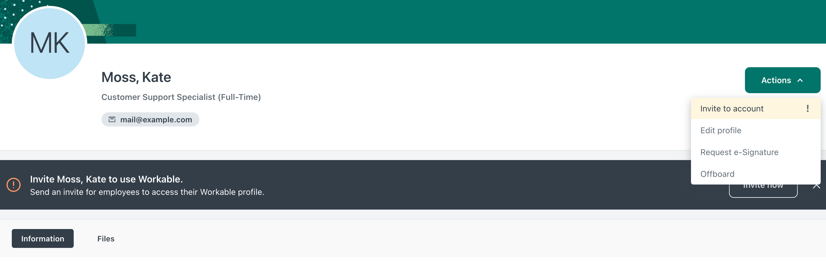 Sample TimeProfile csv