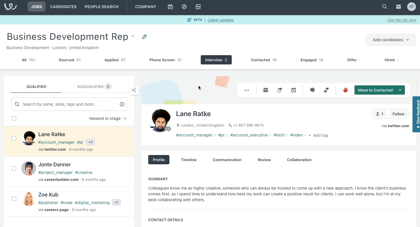 Sending Bulk Text Messages To Candidates Workable Support