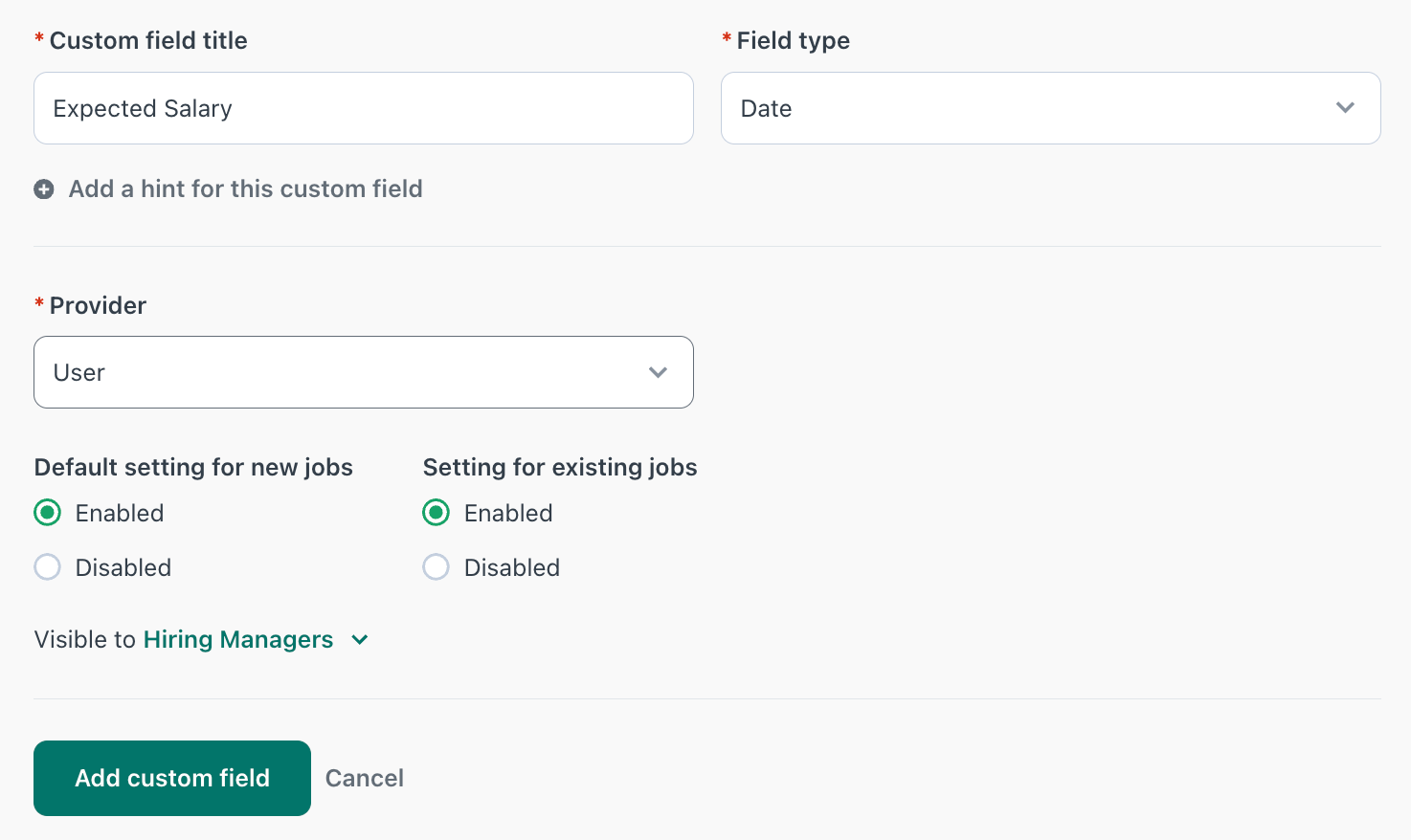 Custom fields for candidate profiles – Workable Support