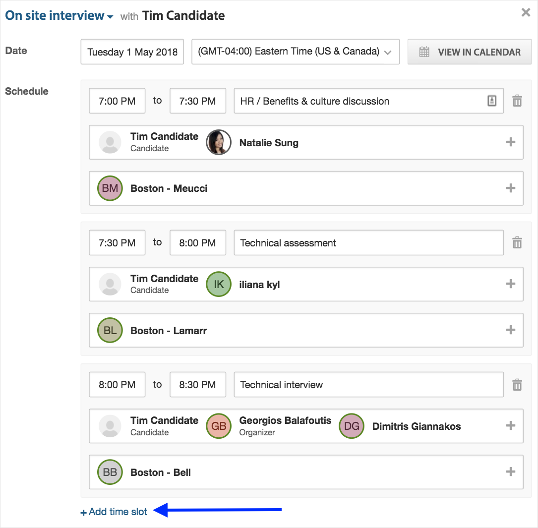 How do I schedule a multipart interview? [Pro] Workable Support