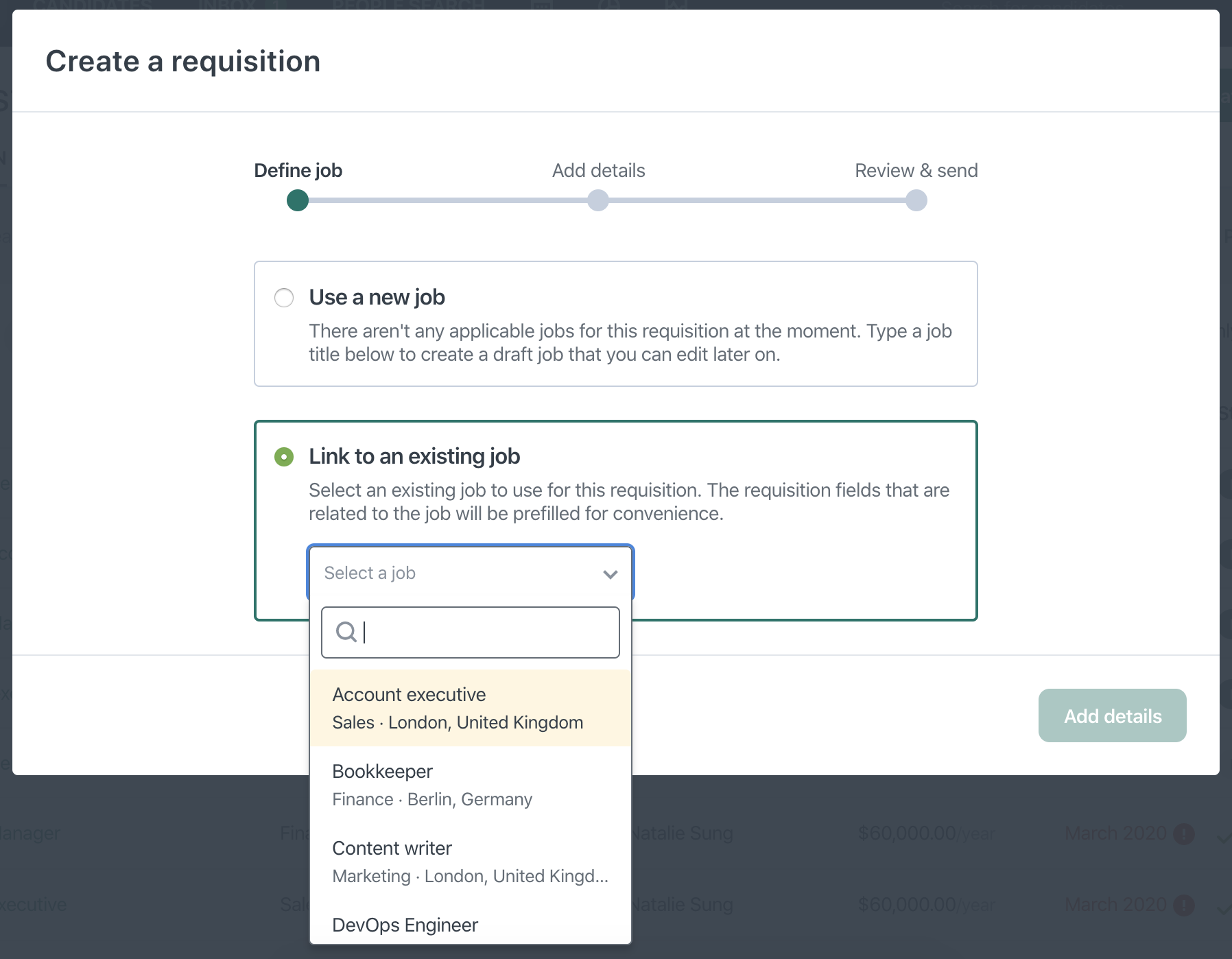 Creating And Managing Requisitions Workable Support