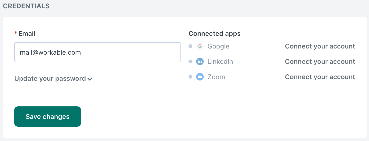 How do I change my email address? – Workable Help